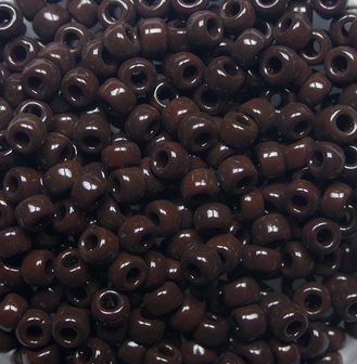 M-8-0409 Opaque Brown Miyuki round rocailles 8-0 color 409