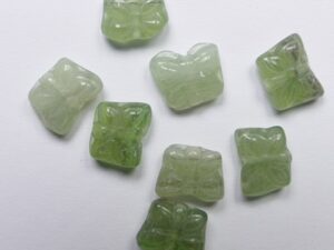 0100632 Opal Green Melee Small Butterfly Beads 10x7 mm 15 stuks - Afbeelding 1
