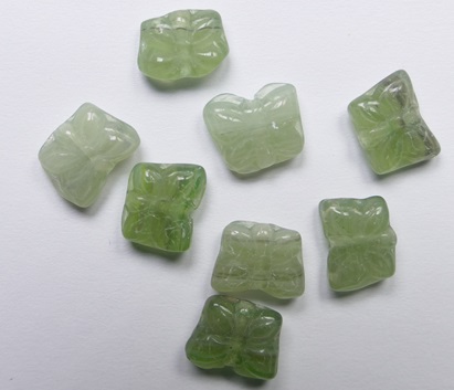 0100632 Opal Green Melee Butterfly Beads 10x7 mm