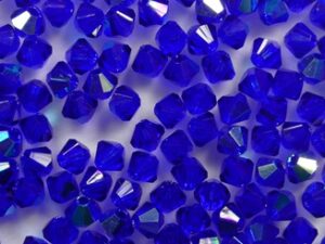 03-MC-30080-28701 Cobalt Blue AB bicones 3 mm 50 stuks