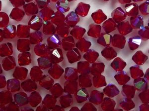 03-MC-90090-28701 Siam Ruby AB bicones 3 mm 50 stuks