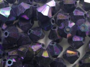 06-MC-23980-21495 Jet Purple Iris bicones 6 mm 24 stuks