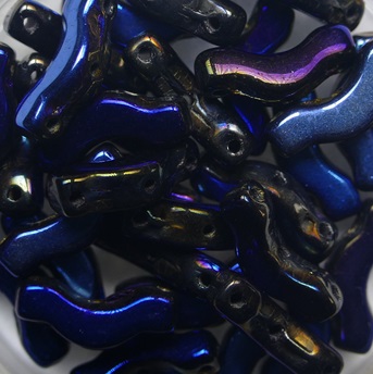 BrB-23980-22203 Jet Full Azuro Bridge Beads color 23980-22203