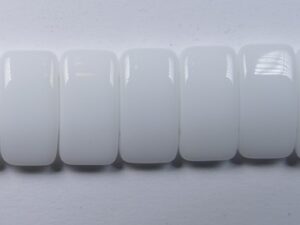 CRB-02010 White Alabaster Carrier beads 9x17 mm - Afbeelding 1