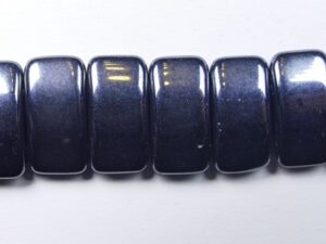 CRB-23980-14400 Jet Hematite Carrier beads 9x17 mm