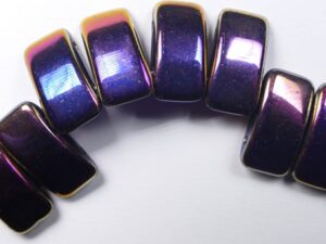 CRB-23980-29503 Jet Full Sliperit Carrier beads 9x17 mm - Afbeelding 1