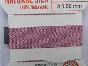 PZ-3-DPIN Dark Pink Parelzijde maat 3