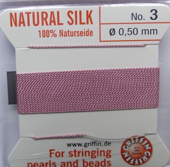 PZ-3-DPIN Dark Pink Parelzijde maat 3 PZ-3-DPIN Dark Pink Parelzijde maat 3