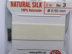 PZ-3-WHI White Parelzijde maat 3