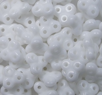 TB-6-03000 Chalk White Trinity beads 6x6 mm color 03000