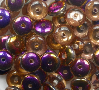 0070499 Crystal Sliperit Rondelle Beads, disc, schijfje 6x3 mm color 00030-29501