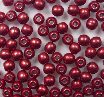 03-R-05A08 Colortrends Saturated Metallic Cherry Tomato Round 3 mm color 05A08