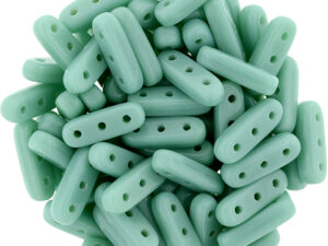 CMBM-63130 Opaque Green Turquoise CzechMates Beam 10 gram - Afbeelding 1