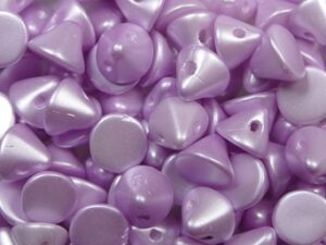 BB-02010-25011 Alabaster Pastel Light Lila Rose Button Bead® 50 Pc.