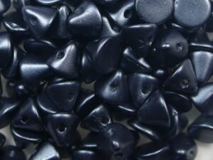 BB-02010-25037 Alabaster Pastel Dark Grey Button Bead® 50 Pc.