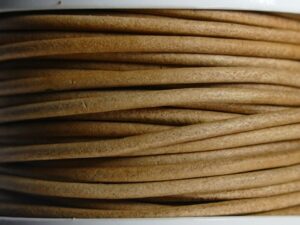 IL-2-N Natural Indiaas leer rond 2 mm, 50 cm