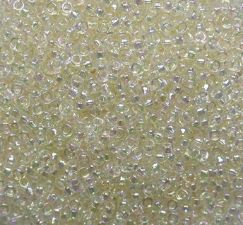 M-15-2442 Crystal Ivory Gold Luster Miyuki Rocailles 15-0 M-15-2442 Crystal Ivory Gold Luster