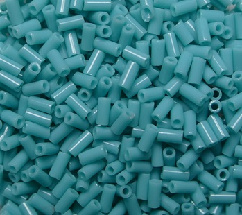 M-BGL-3-0412 Opaque Green Turquoise Miyuki Bugles 3 mm