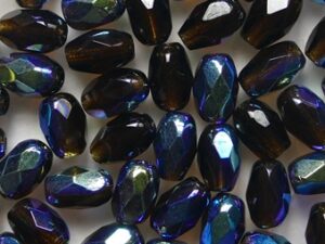 0030385 Smoked Topaz AB Oval Facet 6 x 4 mm. 25 Pc. - Afbeelding 1