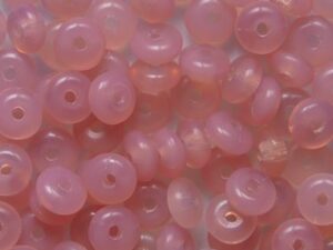 0070501 Pink Opal Rondelles 4x2 mm 10 gram - Afbeelding 1