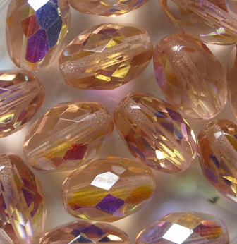 0070505 Rosaline AB Firepolish Oval Facet 11x8 mm color 70120-28701