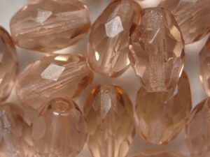 0070506 Rosaline Oval Facet 11 x 8 mm. 10 Pc. - Afbeelding 1