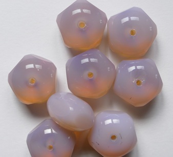 0080734 Amethyst Opal 5-cut Donut 9x14 mm color 21000