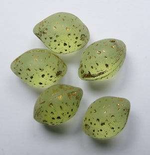 0130164 Matte Jonquil Gold Washed Citroen Beads color 80130-84100-54302