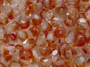 FP1-04-00030-90061 Crystal Hyacinth Czech Glass Facet Firepolish 4mm 50 stuks - Afbeelding 1