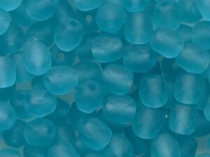 FP1-04-60140-84100 Matte Indicolite Czech Glass Facet Firepolish 4mm 50 stuks