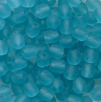 FP1-04-60140-84100 Matte Indicolite Czech Glass Facet Firepolish 4mm color 60140-84100