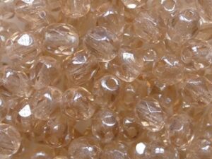 FP1-04-70120-14400 Rosaline Luster Czech Glass Facet Firepolish 4mm 50 stuks