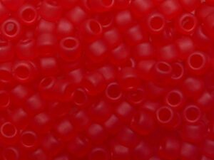 TR-08-0005BF Transparent Frosted Siam Ruby