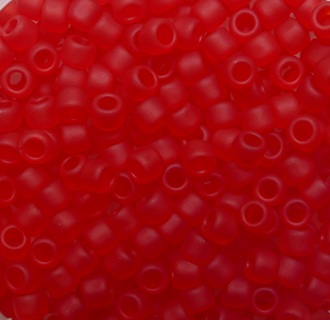 TR-08-0005BF Transparent Frosted Siam Ruby Toho rocailles 8-0 color 5bf
