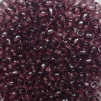 TR-08-0006B Transparent Med Amethyst Toho rocailles 8-0 color 6b
