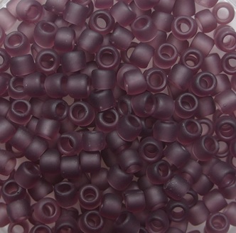 TR-08-0006BF Transparent Frosted Med Amethyst Toho rocailles 8-0 color 6f