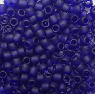 TR-08-0008DF Transparent Frosted Cobalt Toho rocailles 8-0 color 8df