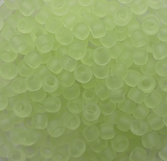 TR-08-0015F Transparent Frosted Citrus Spritz Toho rocailles 8-0 color 15f