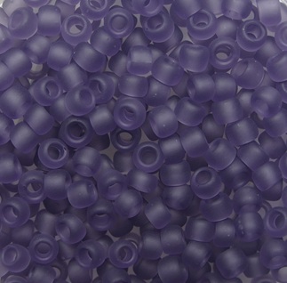 TR-08-0019F Transparent Frosted Sugar Plum Toho rocailles 8-0 color 19f