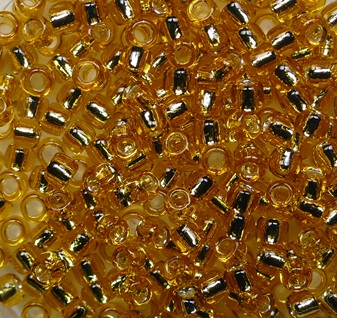 TR-08-0022B Silver Lined Medium Topaz Toho rocailles 8-0 color 22b