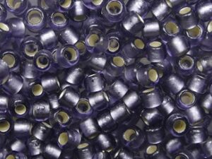 TR-08-0039F Silver Lined Frosted Lt Tanzanite - Afbeelding 1