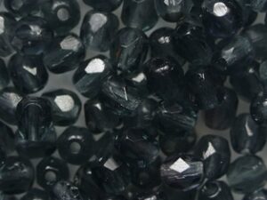 FP1-04-30350 Dark Montana Czech Glass Facet Firepolish 4mm 50 stuks