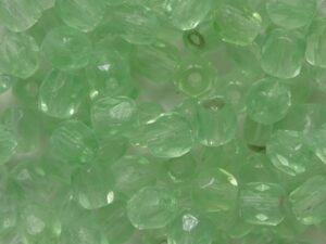 FP1-04-50500 Peridot Czech Glass Facet Firepolish 4mm 50 stuks - Afbeelding 1