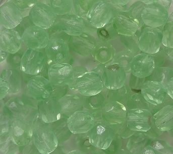 FP1-04-50500 Peridot Czech Glass Facet Firepolish 4mm color 50500