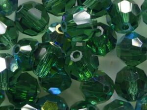 06-MCR-50310-28701 Turmaline AB Czech Glass MC Round Regurlar Cut 6 mm 24 stuks - Afbeelding 1