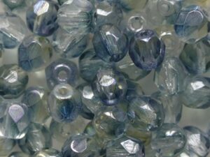 FP1-05-00030-14257 Crystal Seafoam Luster Czech Glass Facet Firepolish 5mm 35 stuks - Afbeelding 1