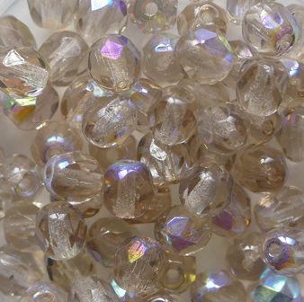 FP1-05-20010-28701 Light Amethyst AB Czech Glass Facet Firepolish 5mm color 20010-28701