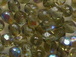 FP1-05-40010-28701 Black Diamond AB Czech Glass Facet Firepolish 5mm 35 stuks - Afbeelding 1