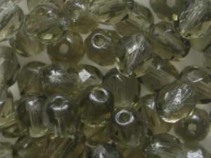FP1-05-40010 Black Diamond Czech Glass Facet Firepolish 5mm 35 stuks