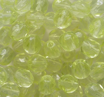 FP1-05-80130 Jonquil Czech Glass Facet Firepolish 5mm color 80130